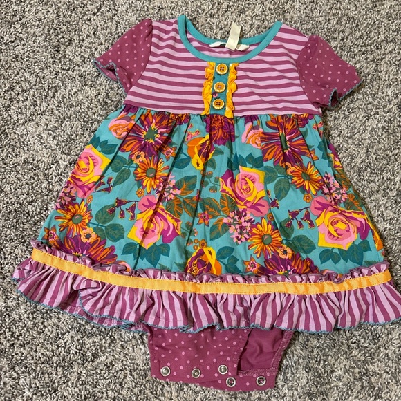 Matilda Jane Other - Matilda Jane Purple and Yellow Floral Dress